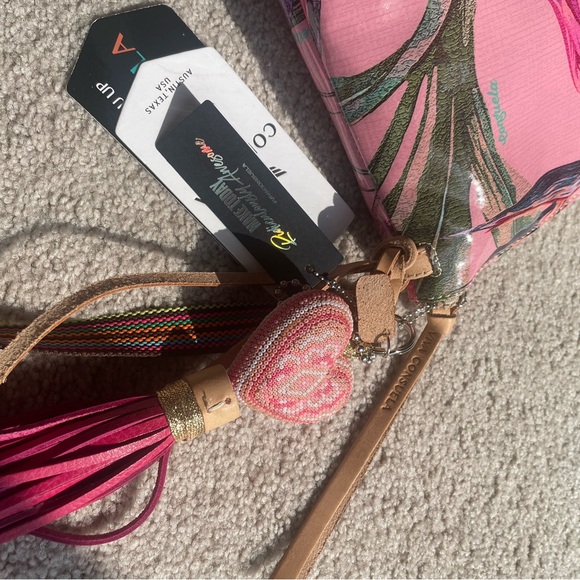 NWT Consuela Pink Flamingo Crossbody Bag - Picture 11 of 11